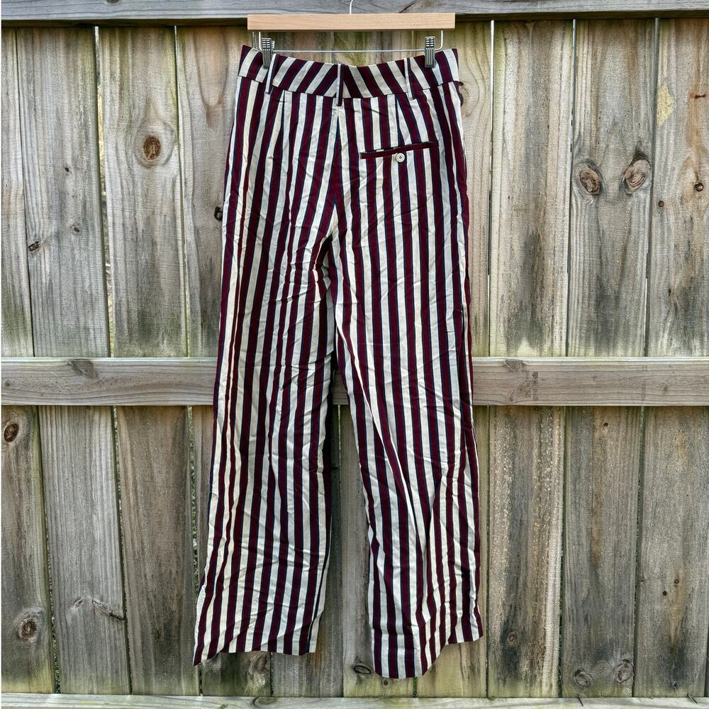 Mango Striped Tailored Pants